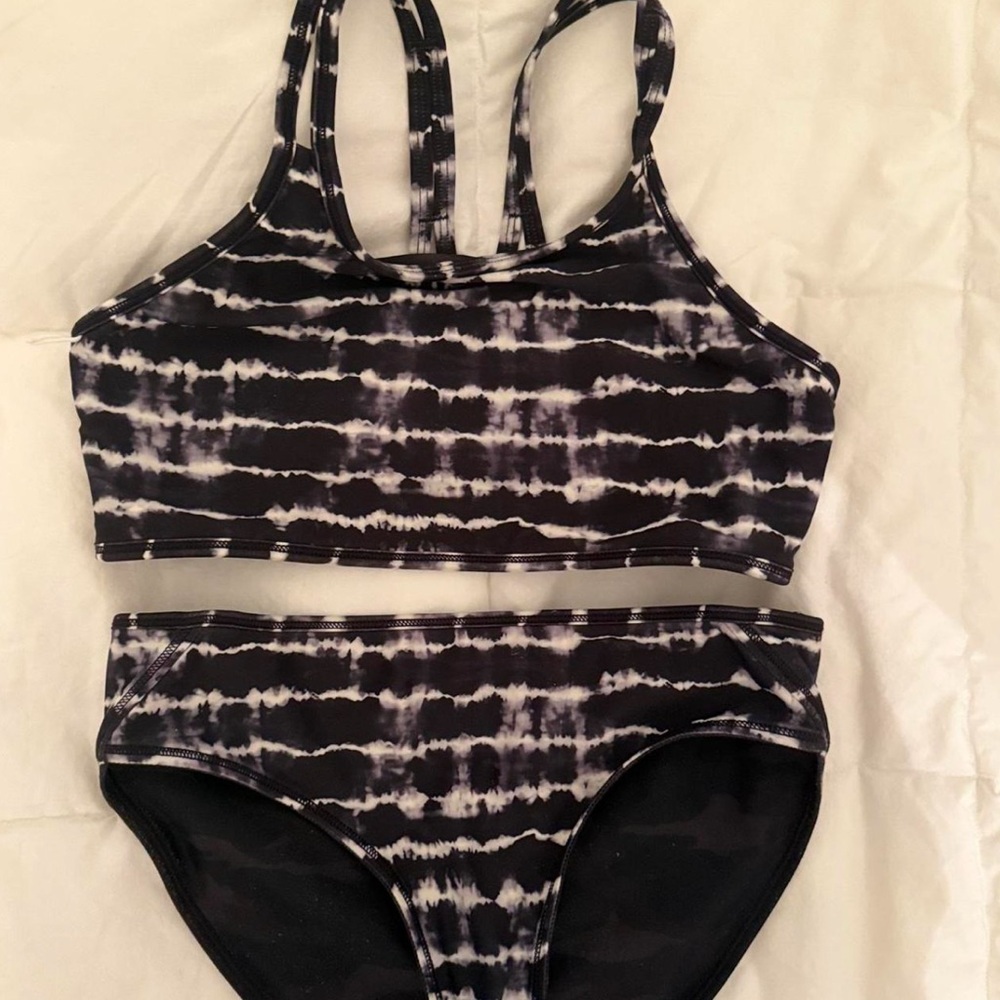 Athleta Girl Reversible Camo Tie Dye Bikini